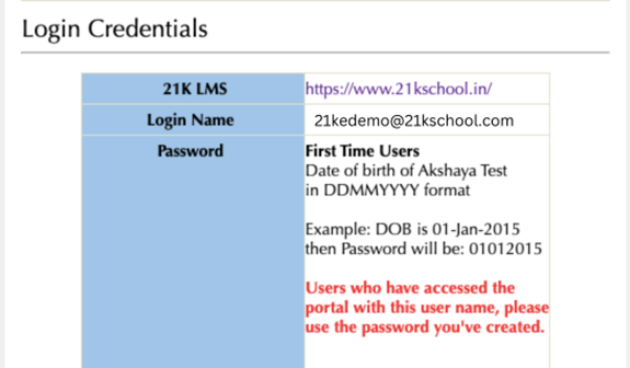 21K School LMS