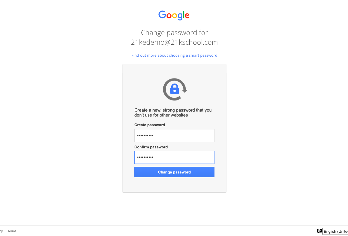 21K Gmail Password