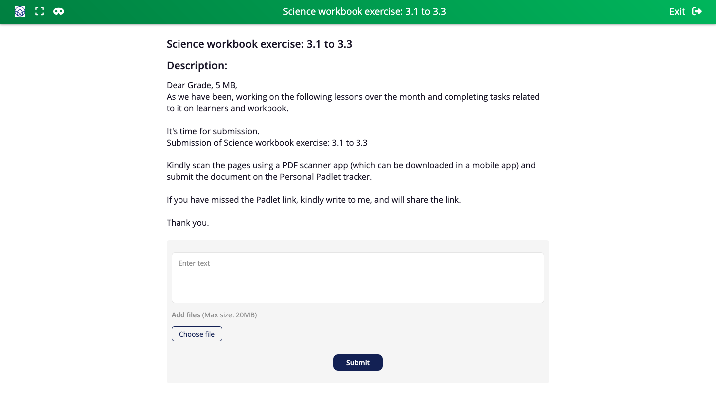 21k Submitting Assignments