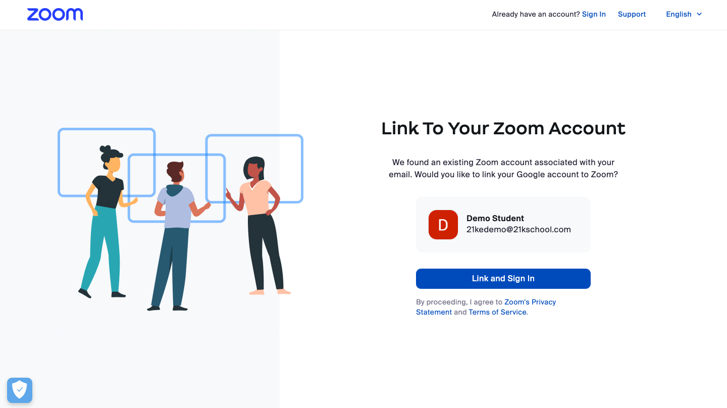 21K Zoom login