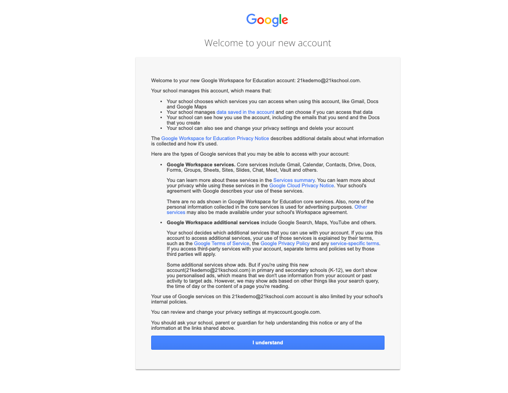 21K Gmail Consent