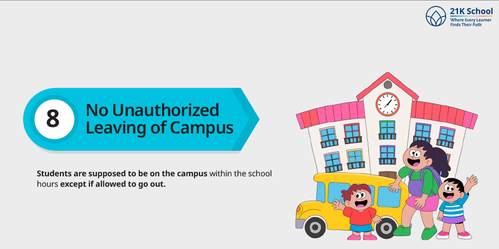 No Unauthorized Leaving of Campus
