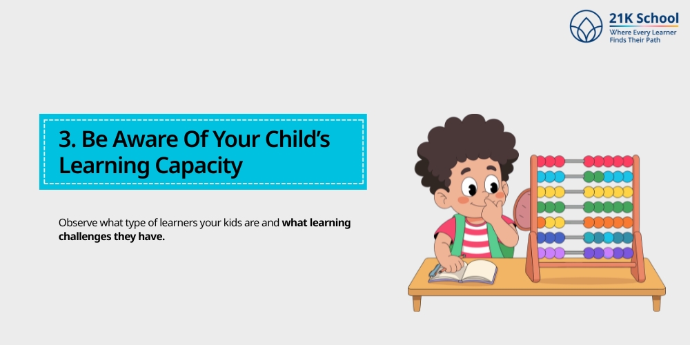 Be Aware Of Your Child’s Learning Capacity
