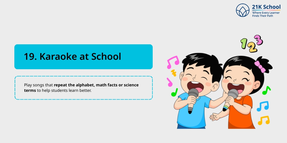 Karaoke at School