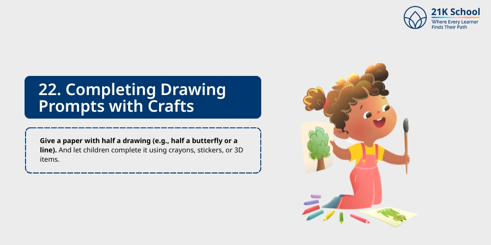 Completing Drawing Prompts with Crafts