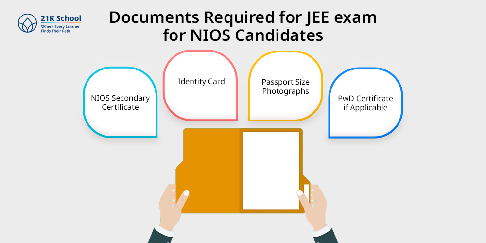 Documents Required for JEE exam for NIOS Candidates
