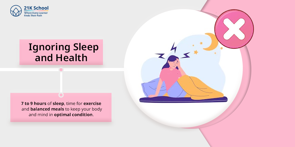 Ignoring Sleep and Health