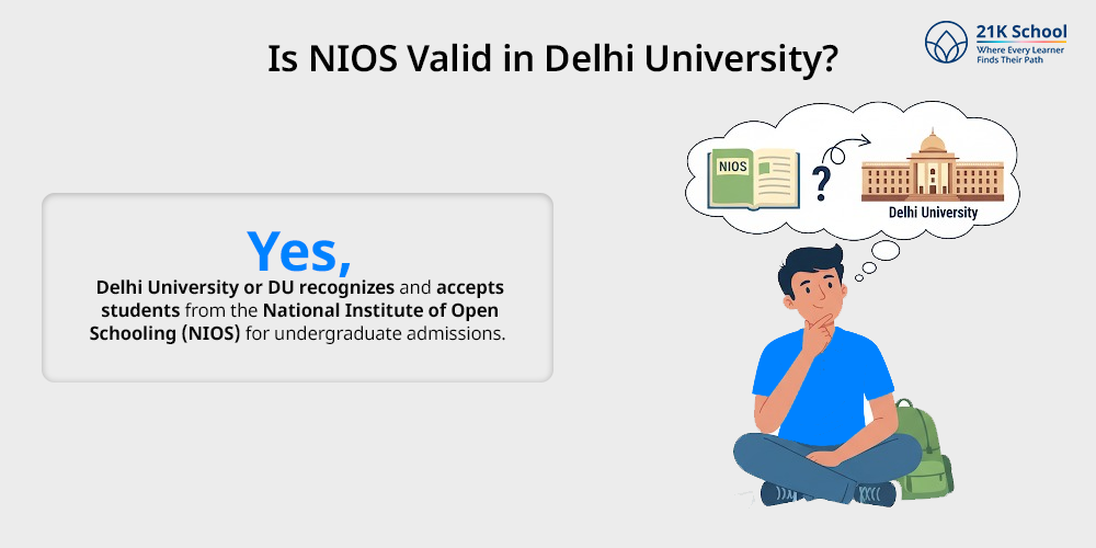 Is NIOS Valid in Delhi University?