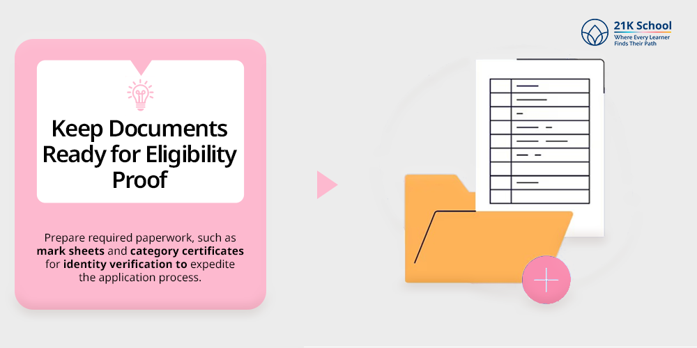 Keep Documents Ready for Eligibility Proof