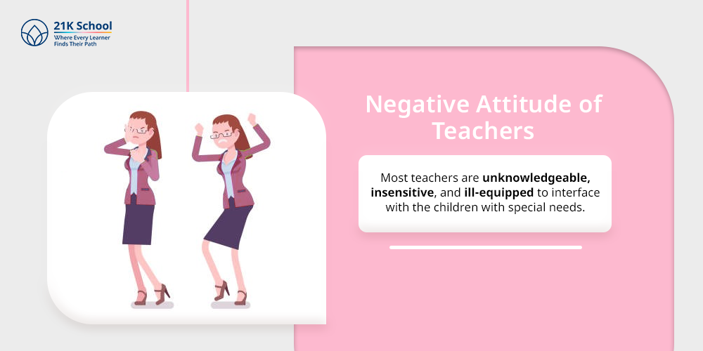 Negative Attitude of Teachers