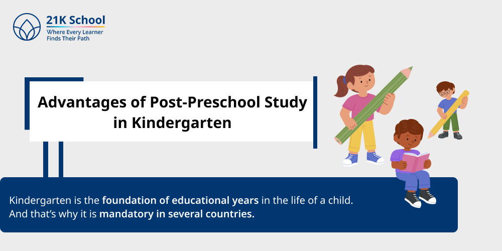 Advantages of Post-Preschool Study in Kindergarten