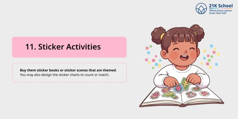 Project Sticker Structural Activity 25 Best Activities for Preschoolers to Boost Development- 21K School