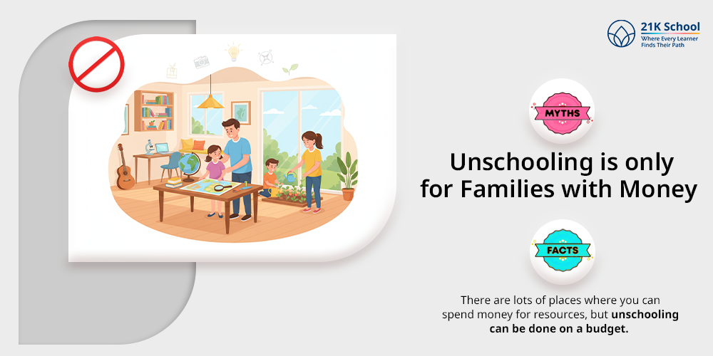 Myth 4: Unschooling is only for families with money