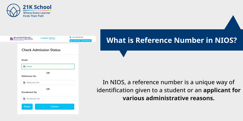 Software Application Certification Reference Number Example What is Reference Number in NIOS - Significance, Process, and More!