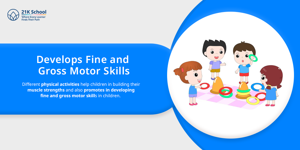 Develops Fine and Gross Motor Skills