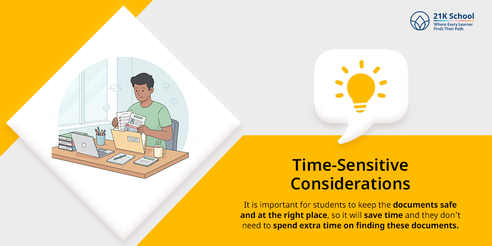 Time-Sensitive Considerations