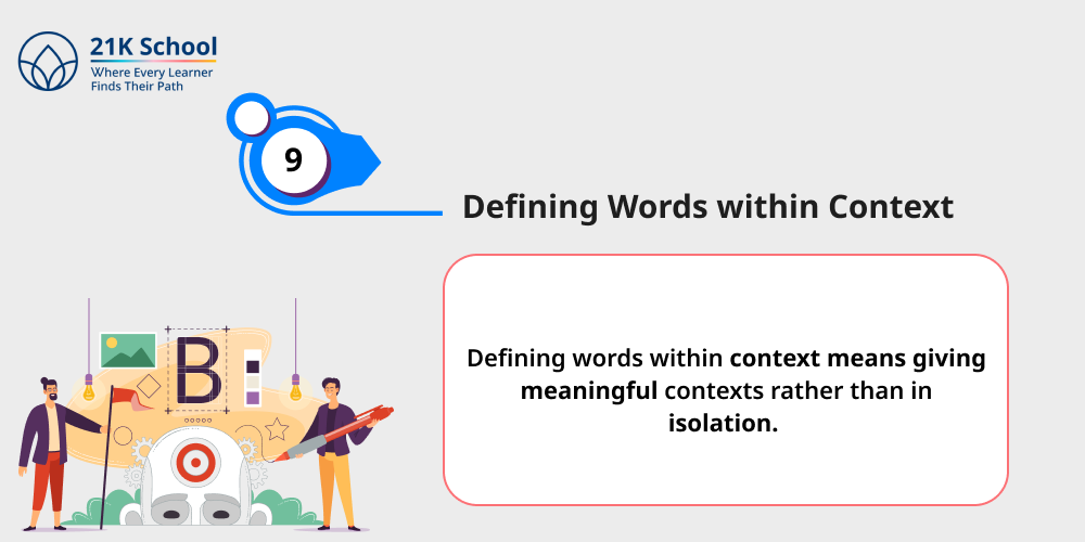 Defining Words within Context