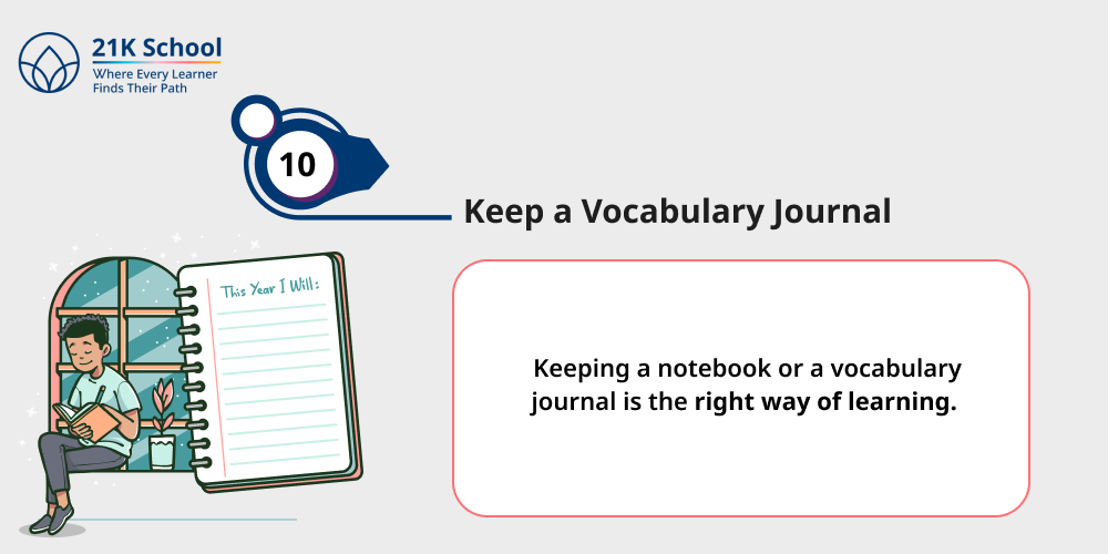 Keep a Vocabulary Journal