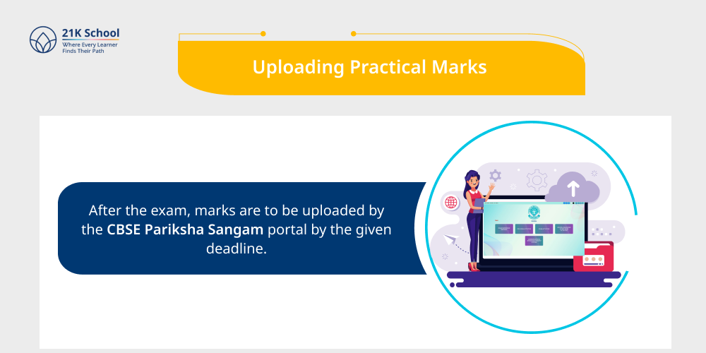 Uploading Practical Marks