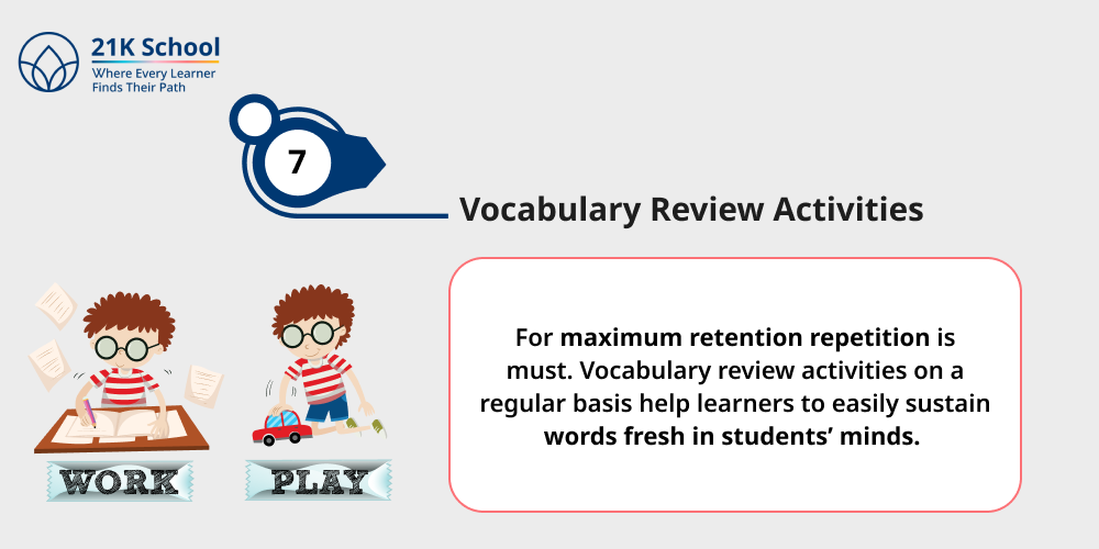 Vocabulary Review Activities