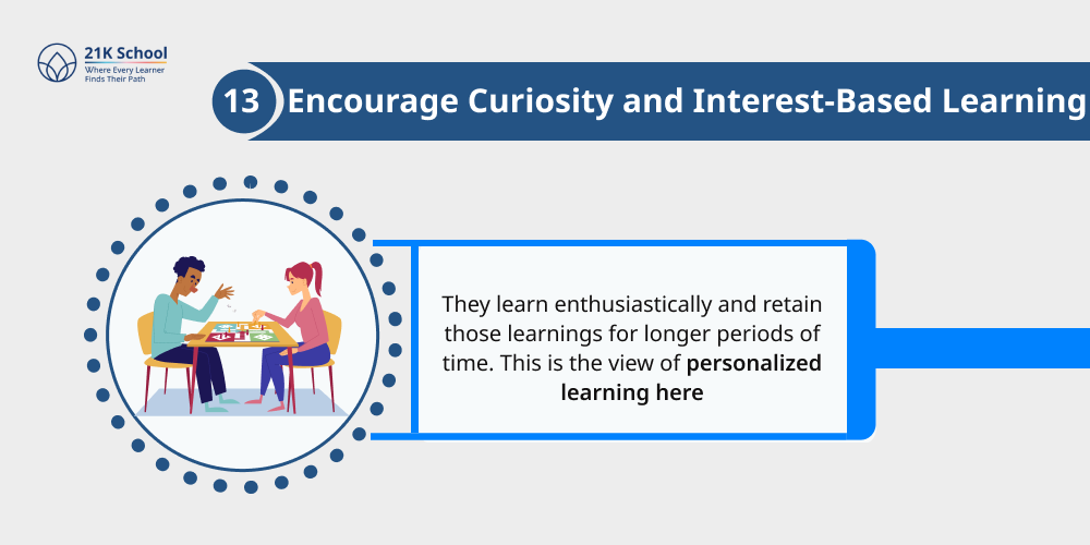 Encourage Curiosity and Interest-Based Learning
