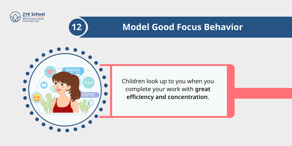 Model Good Focus Behavior