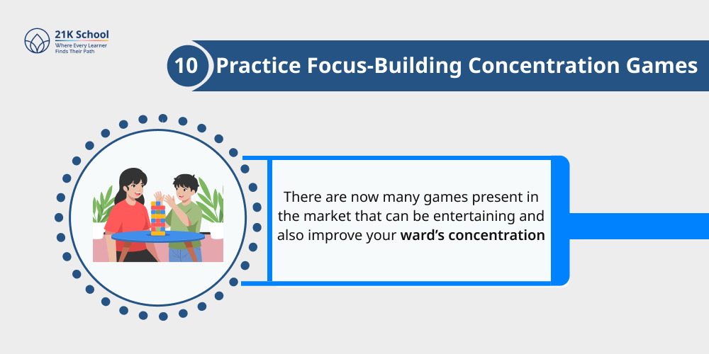 Practice Focus-Building/ Concentration Games