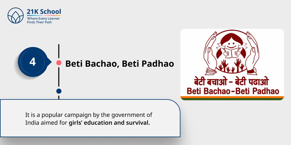 4. Beti Bachao, Beti Padhao