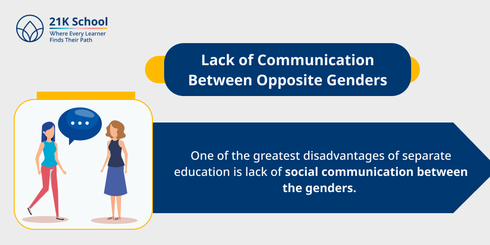 2. Lack of Communication Between Opposite Genders