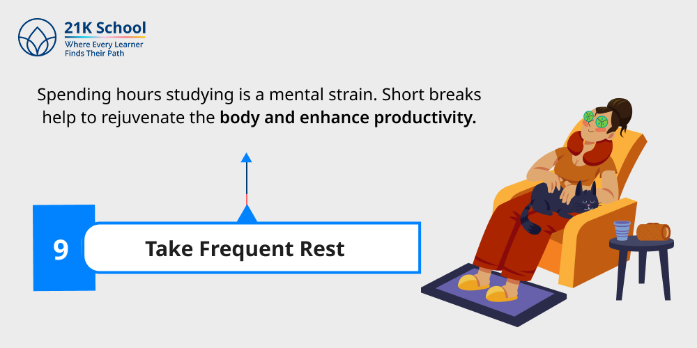 9. Take Frequent Rest