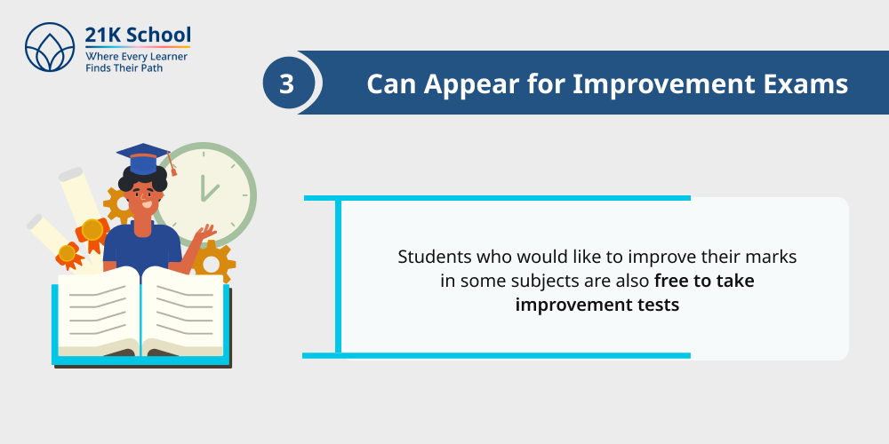 3. Can Appear for Improvement Exams