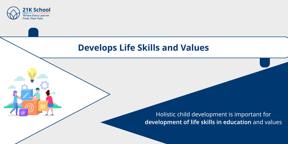 4. Develops life skills and values