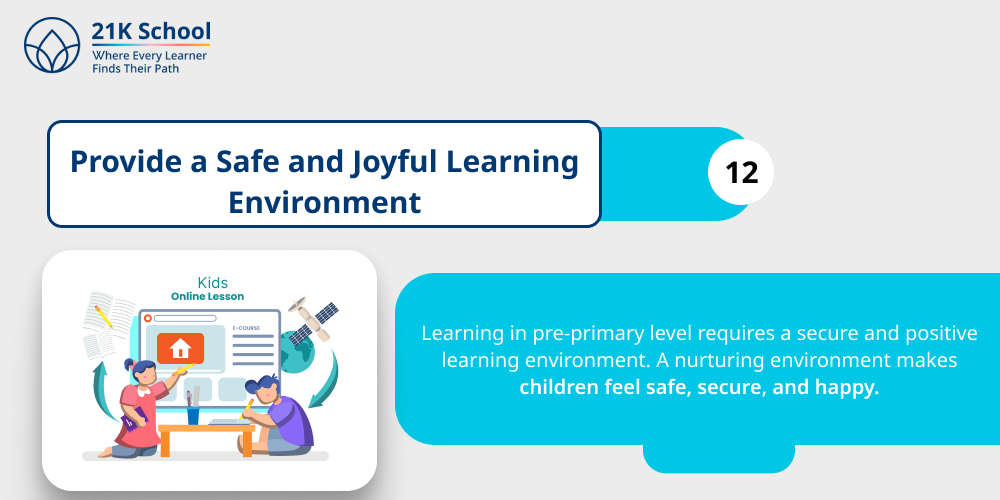 12. Provide a Safe and Joyful Learning Environment