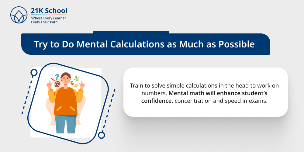 5. Try to Do Mental Calculations as Much as Possible
