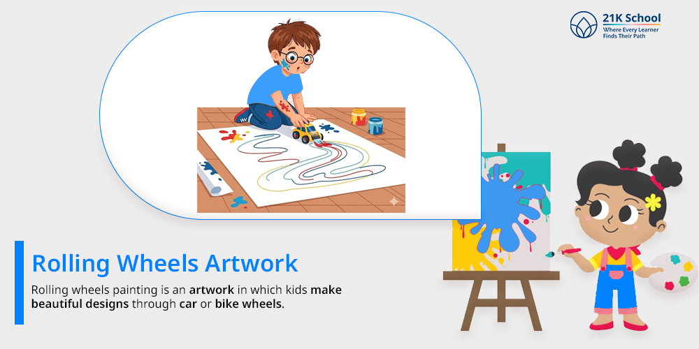 Rolling Wheels Artwork